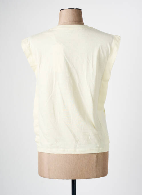 Débardeur jaune C'EST BEAU LA VIE pour femme