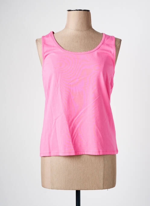 Débardeur rose C'EST BEAU LA VIE pour femme