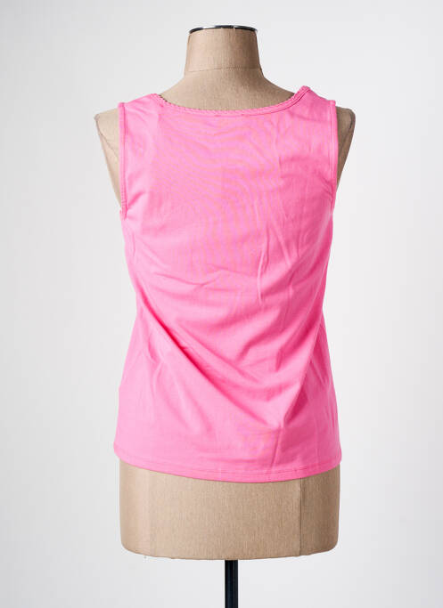 Débardeur rose C'EST BEAU LA VIE pour femme