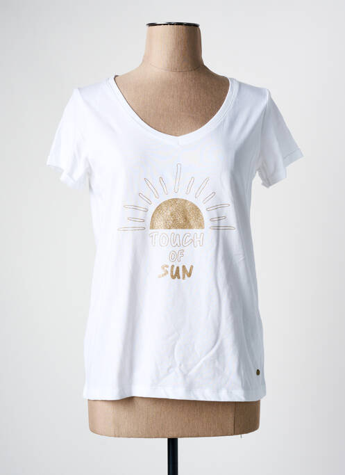 T-shirt blanc C'EST BEAU LA VIE pour femme