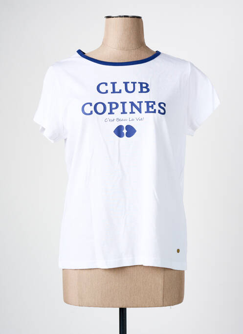 T-shirt blanc C'EST BEAU LA VIE pour femme