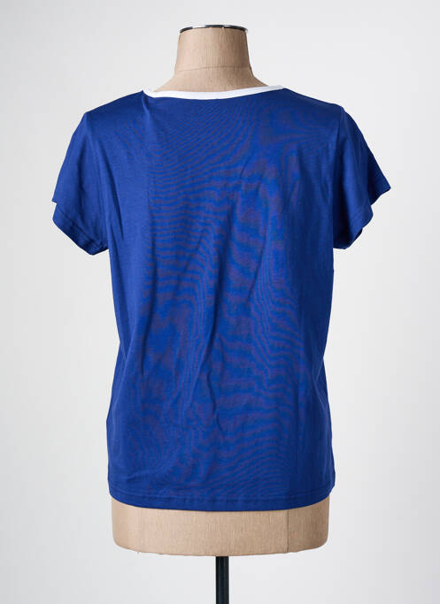 T-shirt bleu C'EST BEAU LA VIE pour femme