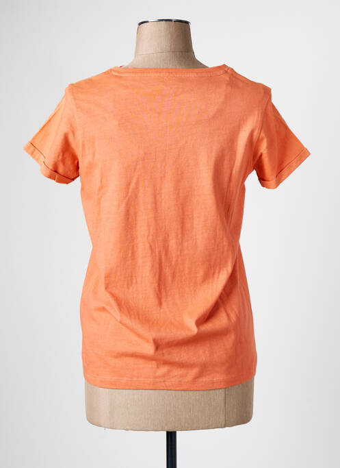 T-shirt orange C'EST BEAU LA VIE pour femme