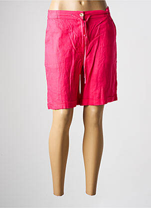Bermuda taille élastique taille normale rose JULIE GUERLANDE homme