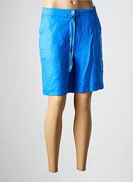 Bermuda taille élastique taille normale bleu JULIE GUERLANDE homme