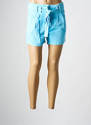 Short tissage denim taille normale bleu C'EST BEAU LA VIE femme