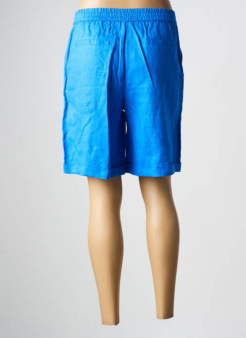 Bermuda taille élastique taille normale bleu JULIE GUERLANDE homme