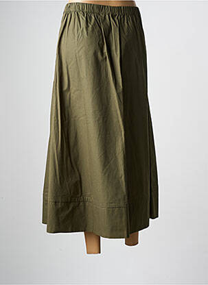 Jupe longue coupe droite vert C'EST BEAU LA VIE femme