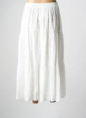 Jupe longue blanc C'EST BEAU LA VIE pour femme seconde vue