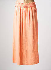 Jupe longue orange C'EST BEAU LA VIE pour femme seconde vue