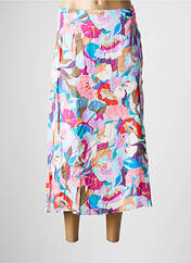 Jupe longue rose C'EST BEAU LA VIE pour femme seconde vue