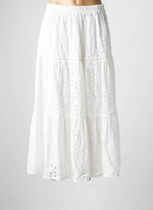 Jupe longue blanc C'EST BEAU LA VIE pour femme