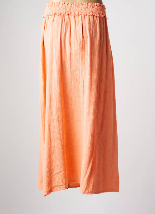 Jupe longue orange C'EST BEAU LA VIE pour femme