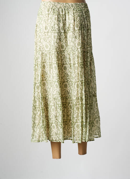 Jupe longue vert C'EST BEAU LA VIE pour femme