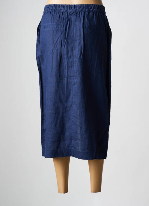 Jupe mi-longue bleu JULIE GUERLANDE pour femme