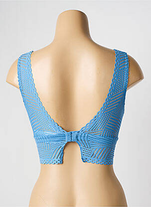 Soutien-gorge sans armature bralettes bleu ANTIGEL femme