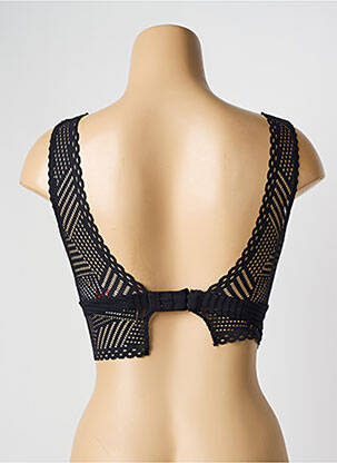 Soutien-gorge sans armature bralettes noir ANTIGEL femme