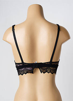 Soutien-gorge sans armature haut soutien-gorge emboitant noir ANTIGEL femme
