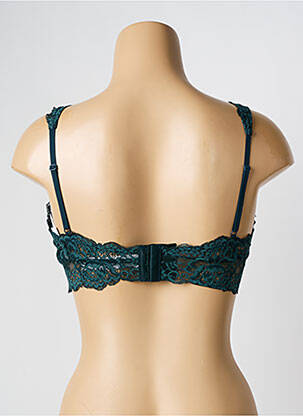 Soutien-gorge sans armature haut soutien-gorge avec mousse de rembourrage amovible vert JANIRA femme