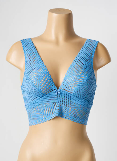 Soutien-gorge sans armature bralettes bleu ANTIGEL femme