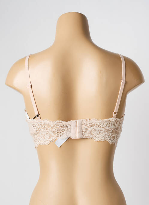Soutien-gorge sans armature haut soutien-gorge avec mousse de rembourrage amovible chair JANIRA femme