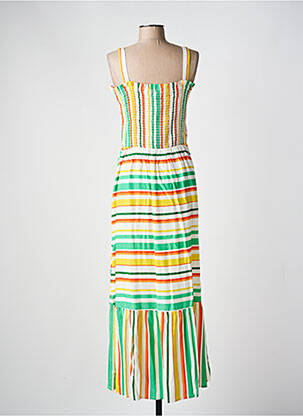 Robe longue sans manche sans manche blanc C'EST BEAU LA VIE femme