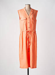 Robe mi-longue sans manche sans manche orange C'EST BEAU LA VIE femme