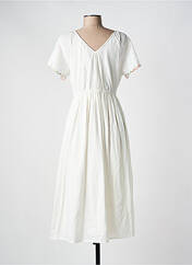 Robe mi-longue blanc C'EST BEAU LA VIE pour femme seconde vue