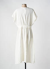 Robe mi-longue blanc C'EST BEAU LA VIE pour femme seconde vue