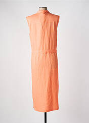 Robe mi-longue orange C'EST BEAU LA VIE pour femme seconde vue