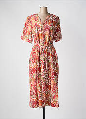 Robe mi-longue rouge JULIE GUERLANDE pour femme seconde vue