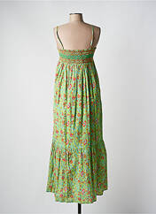 Robe mi-longue vert C'EST BEAU LA VIE pour femme seconde vue