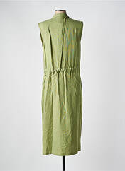 Robe mi-longue vert C'EST BEAU LA VIE pour femme seconde vue