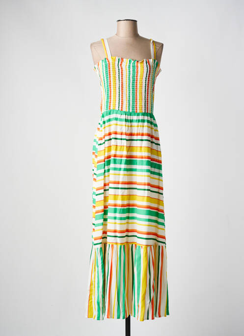 Robe longue sans manche sans manche blanc C'EST BEAU LA VIE femme
