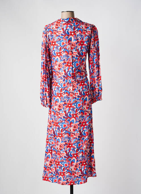 Robe mi-longue rouge JULIE GUERLANDE pour femme