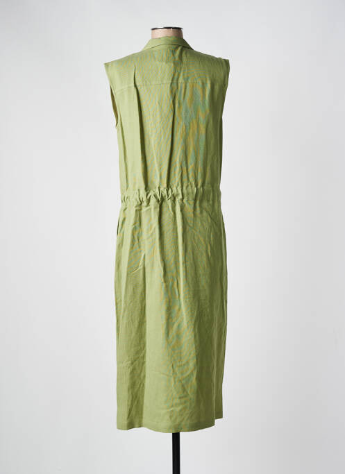Robe mi-longue vert C'EST BEAU LA VIE pour femme