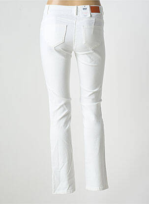 Jeans coupe slim stretch taille normale blanc C'EST BEAU LA VIE femme