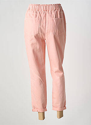 Jean coupe mom poches taille haute rose C'EST BEAU LA VIE femme