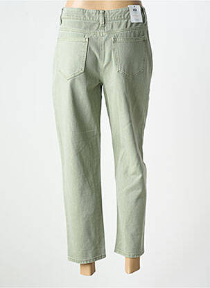 Jean coupe mom poches taille haute vert C'EST BEAU LA VIE femme