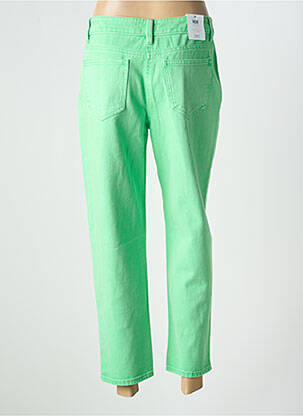 Jean coupe mom poches taille haute vert clair C'EST BEAU LA VIE femme