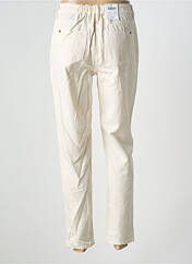 Jeans coupe droite beige C'EST BEAU LA VIE pour femme seconde vue