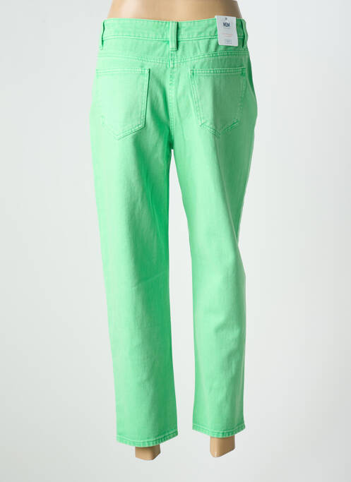 Jean coupe mom poches taille haute vert clair C'EST BEAU LA VIE femme