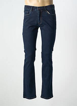 Jeans coupe slim stretch taille normale bleu fonce CAMBRIDGE homme