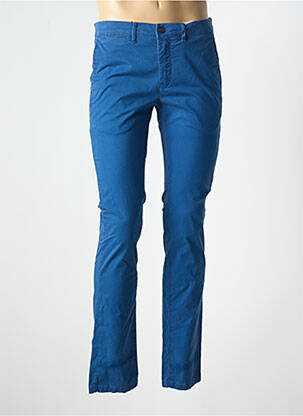 Pantalon chino stretch taille normale bleu CAMBRIDGE homme