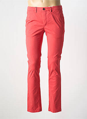 Pantalon chino stretch taille normale rouge CAMBRIDGE homme