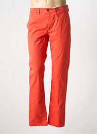 Pantalon chino stretch taille normale orange CAMBRIDGE homme