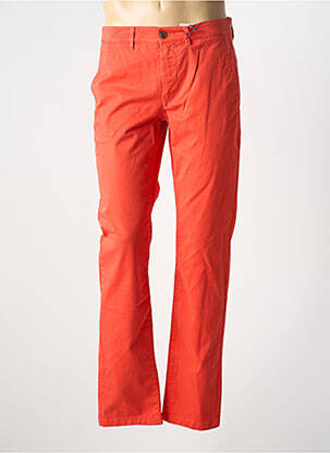 Pantalon chino stretch taille normale orange CAMBRIDGE homme