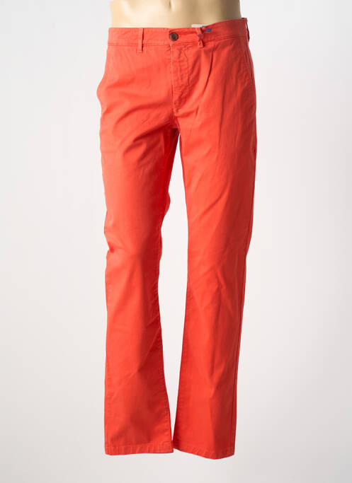 Pantalon chino stretch taille normale orange CAMBRIDGE homme