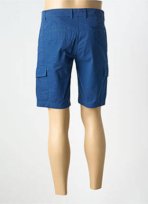 Bermuda stretch taille normale bleu CAMBRIDGE homme