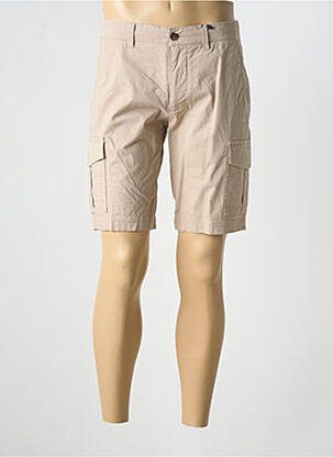 Bermuda stretch taille normale beige CAMBRIDGE homme
